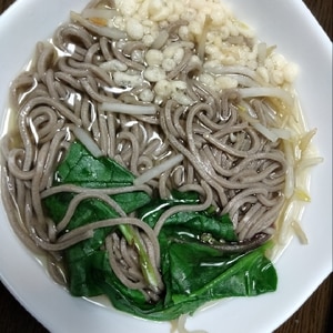 温かい茶蕎麦